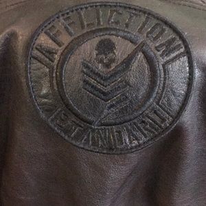 Affliction moto jacket